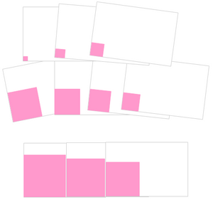 Montessori Pink Tower Cards - Montessori Print Shop