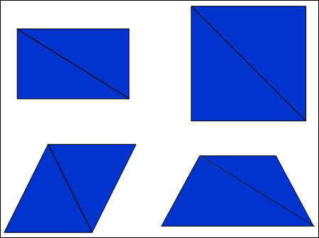 Constructive Triangles - Rectangular Box B