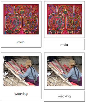 South America Culture Cards - Montessori Print Shop continent study