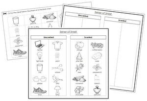 Sense of Smell Sorting Blackline Masters - Montessori Print Shop