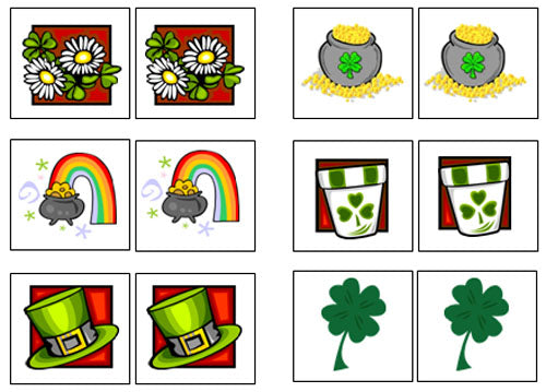 St. Patrick's Day Match-Up & Memory Game - Montessori Print Shop