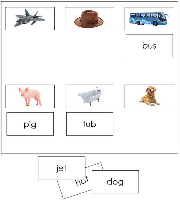 Sheets & Labels (Step 1, photos) - Montessori Print Shop Digital Download
