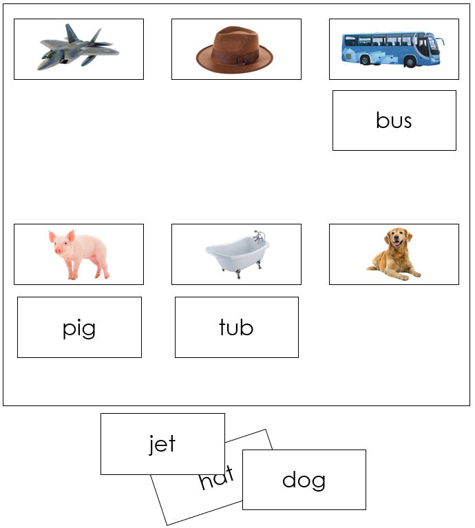 Step 1: Sheets & Labels - Montessori language materials
