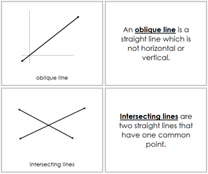 The Study of Line Nomenclature Book - Montessori Print Shop