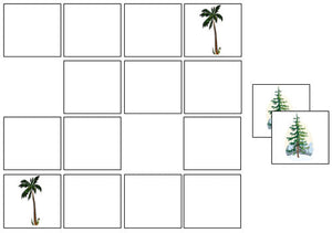 Tree Match-Up & Memory Game - Montessori Print Shop