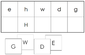 Uppercase and Lowercase Letter Match