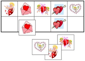 Valentine's Day Match-Up & Memory Game - Montessori Print Shop