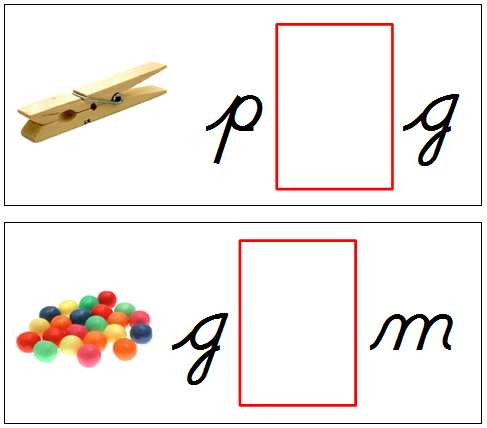 Montessori Moveable Alphabet Sound cards