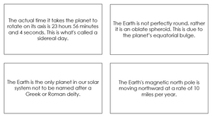 Printable World Fun Fact Cards - Montessori Print Shop