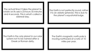 Printable World Fun Fact Cards - Montessori Print Shop
