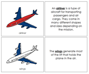 Airliner Nomenclature Book - Montessori Print Shop
