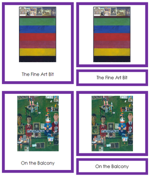 Peter Blake Art Cards (borders) - Montessori Print Shop