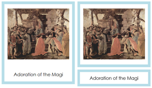 Sandro Botticelli Art Cards - montessori art cards