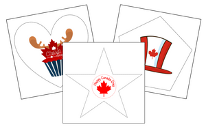 Canada Day Cutting Work - Montessori Print Shop