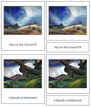 Emily Carr Art Cards - Montessori Print Shop