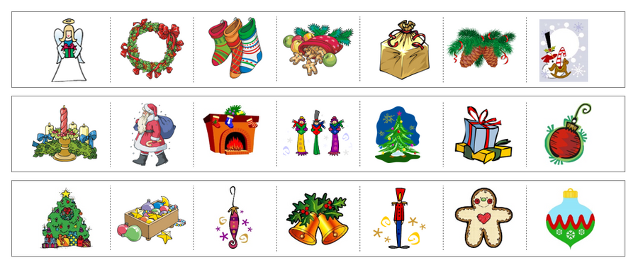 Christmas Cutting Work - Preschool Activity by Montessori Print Shop