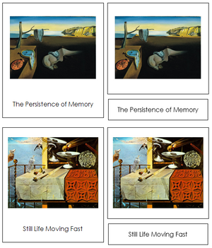 Salvador Dali Art Cards - Montessori Print Shop