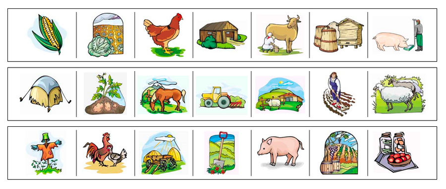 Farm Cutting Work - Preschool Activity by Montessori Print Shop