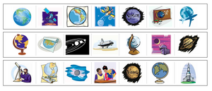 Geography & Astronomy Cutting Work - Montessori Print Shop preschool cutting practice