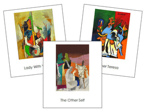 Maqbool Fida Husain Art Cards - Montessori Print Shop