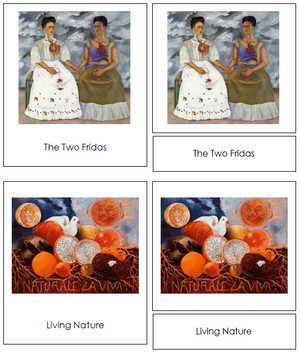 Frida Kahlo Art Cards - Montessori Print Shop