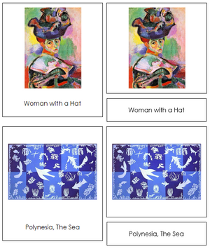 Henri Matisse Art Cards - Montessori Print Shop