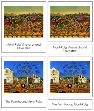 Joan Miro Art Cards - Montessori Print Shop