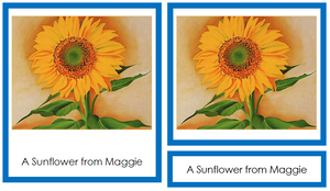 Georgia O'Keeffe Art Cards - montessori art materials