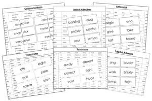 Primary Grammar Cards - Montessori Print Shop