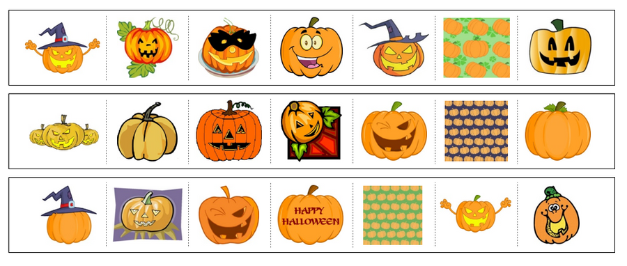 Pumpkins Cutting Work - Preschool Activity by Montessori Print Shop