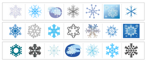 Snowflakes Cutting Work - Montessori Print Shop preschool cutting practice