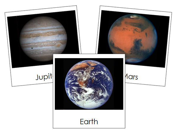 Parts of the Solar System Nomenclature Cards - Montessori Print Shop ...