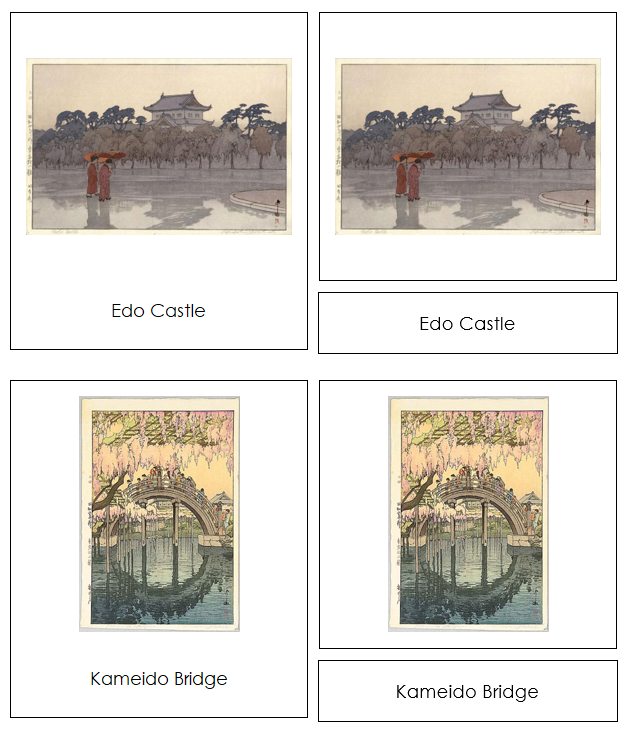 Hiroshi Yoshida Art Cards - Montessori Print Shop