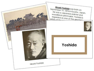 Hiroshi Yoshida Art Book (border) - Montessori Print Shop